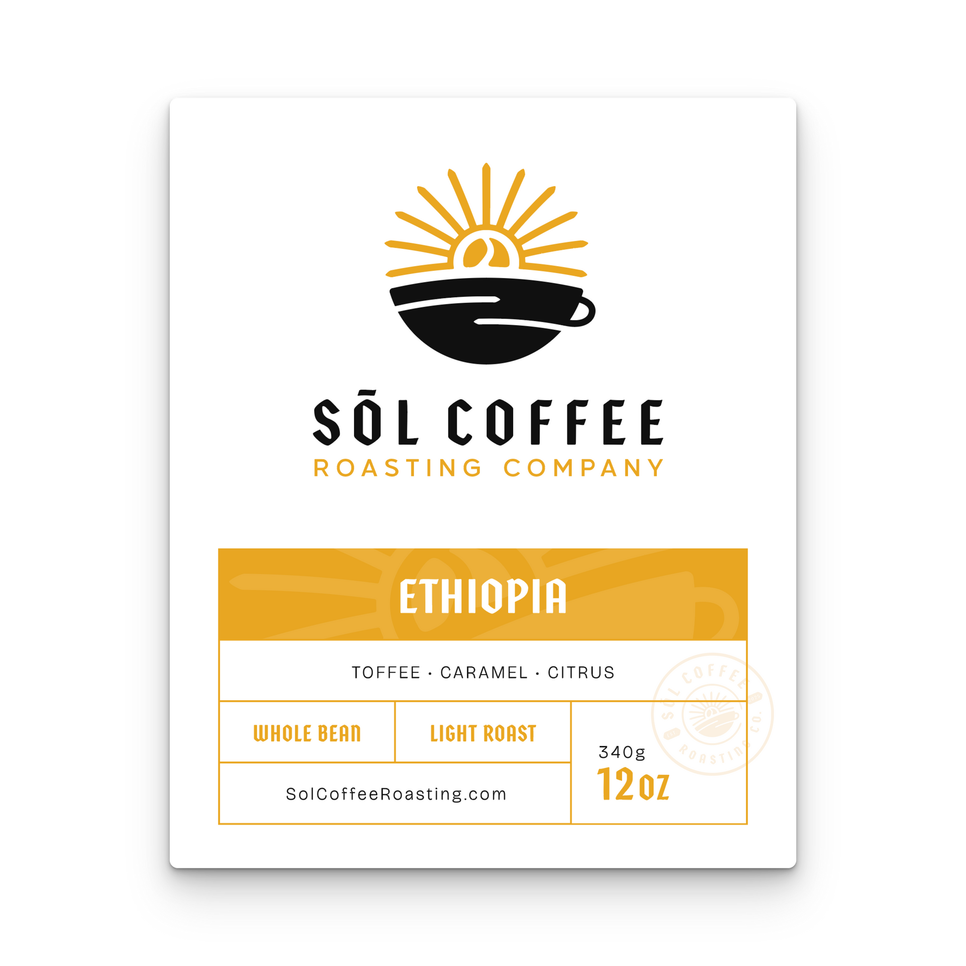 Ethiopian - Toffee, Caramel, Citrus